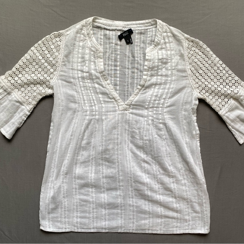 Women's White Summer Blouse